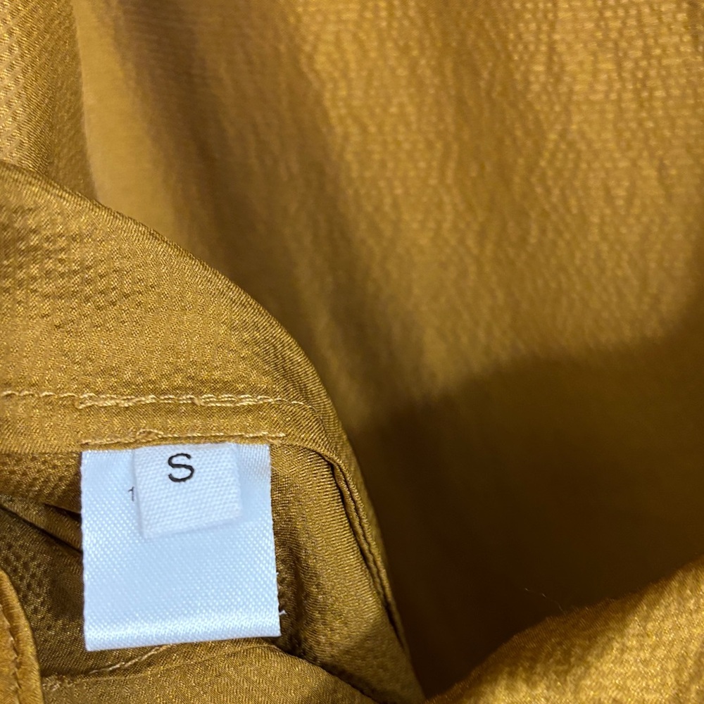 The Great Eros® Silk Odna Tie-Back Jumpsuit Brass color - Picture 10 of 15